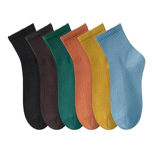 MAGIARTE Womens Mini Crew Ankle Socks Athletic Casual Cotton Socks for Women - Image 1