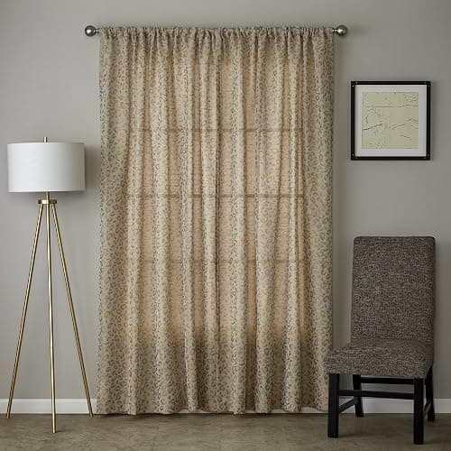 SKL Home by Saturday Knight Ltd. Home by Saturday Knight Ltd. Cheetah Spot Window Curtain Panel, 56x84, Toast thumbnail 7