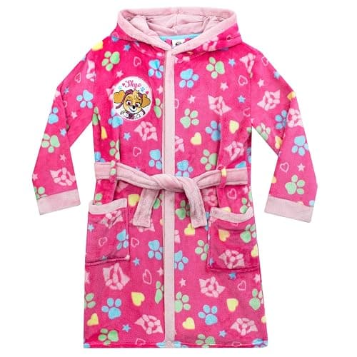 Paw Patrol Bath Robe | Skye Girls Bathrobe | Girls Robes | Official Merchandise thumbnail 7