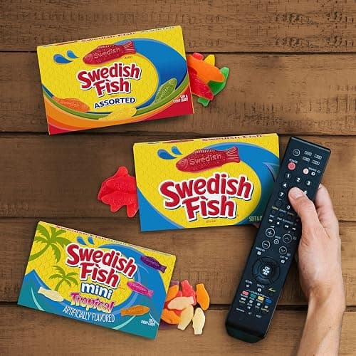 SWEDISH FISH Soft & Chewy Candy, Bulk Candy, 12 - 3.1 oz Boxes thumbnail 10