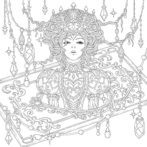 Mythographic Color and Discover: Alice in Wonderland: An Artist’s Coloring Book of Curious Imaginings thumbnail 4