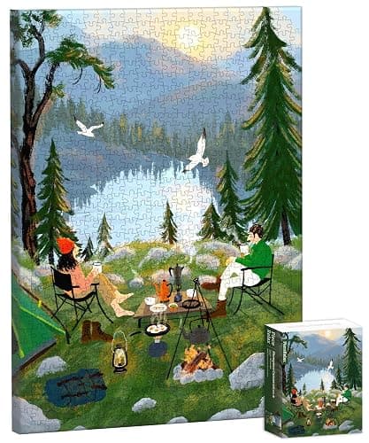 PieceRelax Canvas Wall Art Puzzles for Adults - Paco Yao - Morning Light Unique Gift & Home Décor with Plastic Jigsaw Puzzle Artwork for Living Room Bedroom [HN1458] - Image 1