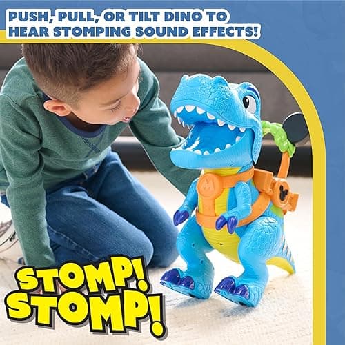 Disney Junior Mickey Mouse Funhouse Roarin' Safari Dino, 4-piece Figures and Playset, Dinosaur, Kids Toys for Ages 3 Up by Just Play thumbnail 5