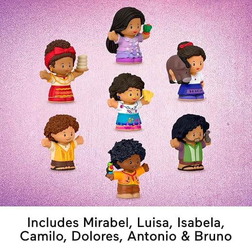 Fisher-Price Little People Toddler Toys Disney Encanto Figure Set, 7 Characters for Preschool Kids Ages 18+ Months thumbnail 4