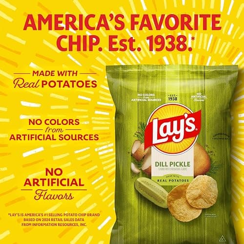 Lay's Potato Chips Dill Pickle, 12.5 Oz thumbnail 5