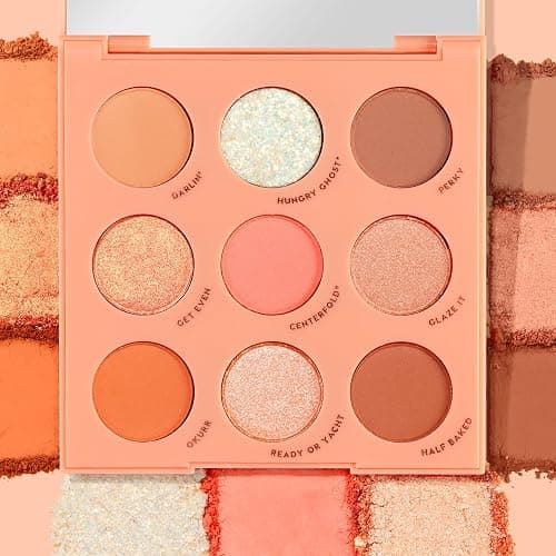 ColourPop Baby Got Peach Shadow Palette - Orange & Coral Shadows with Metallic, Matte and Glitter Finishes - High-Pigment Makeup with a Long-Wearing Formula (0.3 oz) - Baby Got Peach thumbnail 5