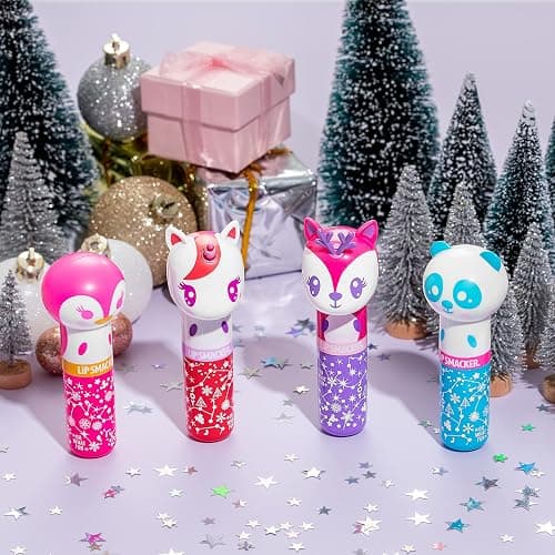 Lip Smacker Lippy Pals Unicorn Holiday, Flavored Moisturizing & Smoothing Soft Shine Lip Balm, Hydrating & Protecting Fun Tasty Flavors, Cruelty-Free & Vegan - Cotton Candy Dream thumbnail 2