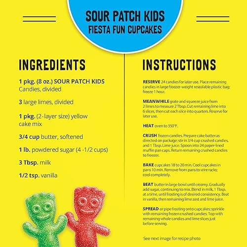 SOUR PATCH KIDS Soft & Chewy Candy, Family Size, 1.8 lb Bag thumbnail 3