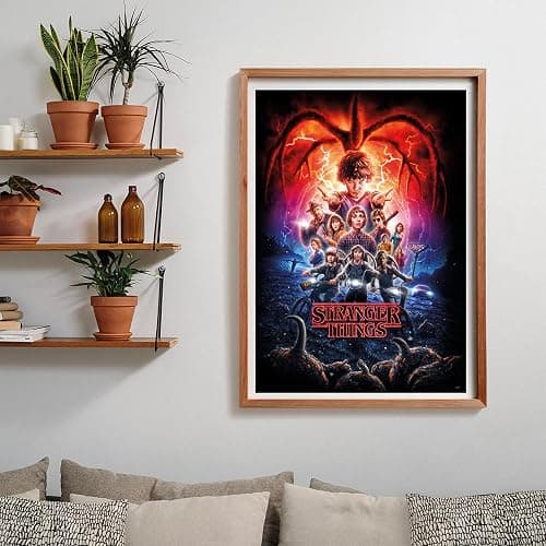 Clementoni Stranger Things – 1000 Teile – Puzzle für Erwachsene, Netflix, berühmte Filme, hergestellt in Italien, Mehrfarbig (39713) thumbnail 2