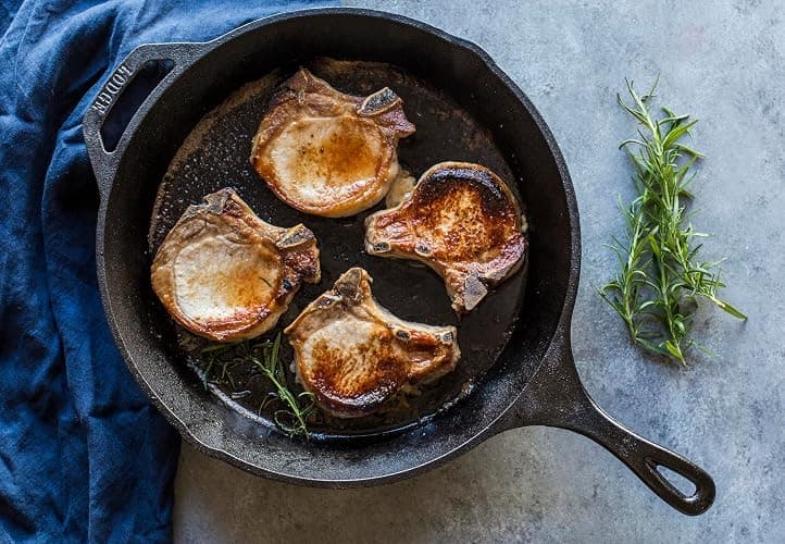 Lodge 12 Inch Cast Iron Pre-Seasoned Skillet – Signature Teardrop Handle - Use in the Oven, on the Stove, on the Grill, or Over a Campfire - Black thumbnail 6