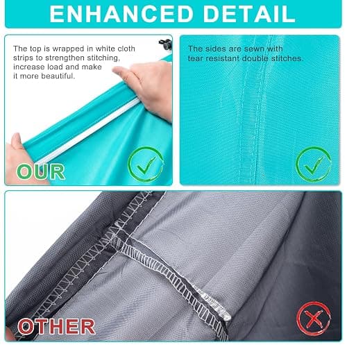 4 Pack Travel Laundry Bag,24" x 36", Extra Large Dirty Clothes Organizer | Machine Washable with Drawstring, Holds 3-4 Loads of Laundry,Fit a Laundry Hamper or Basket Travel Essentials thumbnail 3