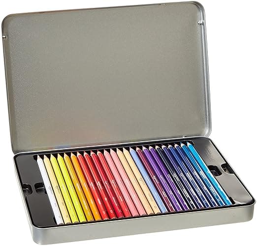 Amazon Basics Colored Pencils for Coloring and Drawing, Premium, Soft Core, Back to School Supplies, 48 Count (Pack of 1), Multicolor thumbnail 6