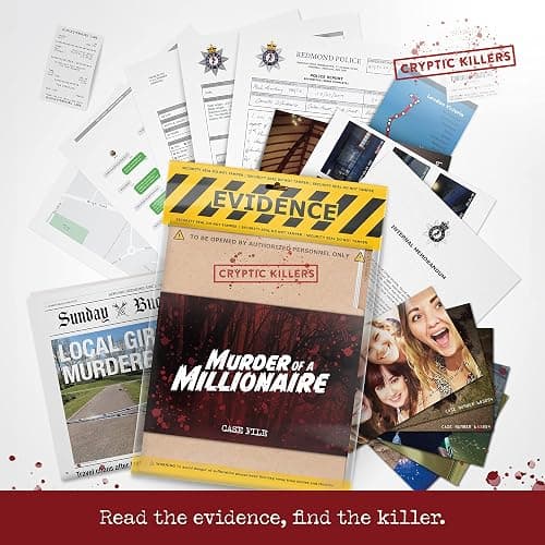 Cryptic Killers Unsolved Murder Mystery Game - Cold Case File Investigation - Detective Clues/Evidence - Solve The Crime - for Individuals, Date Nights & Party Groups - Murder of a Millionaire thumbnail 6