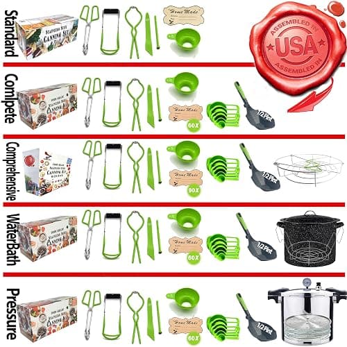 Supa Ant Canning Supplies - Water Bath Canning Pot with Rack & Lid - Starter Kits Set for Beginners - Stainless Steel Water Bath Canner Kit & Rack - Rack, XL Ladle, Measuring Cups, Kitchen Funnel thumbnail 5