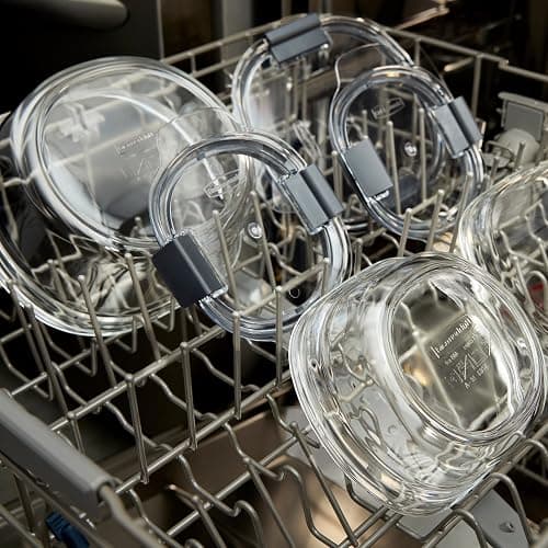 Rubbermaid Brilliance Glass Round Leak-Proof 6-Piece Set Food Storage Containers with Lids, Meal Prep Containers thumbnail 6