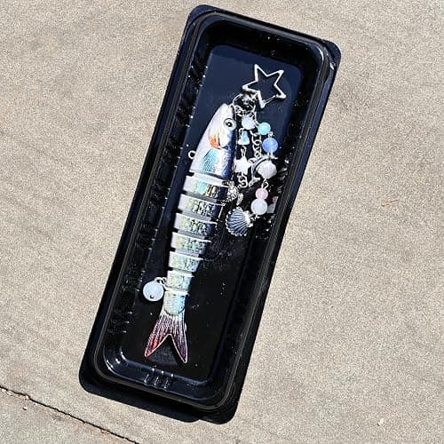 Venshy Fish Keychain - Fisherman Fishing Creative Fishing Bait Keychain Mother'S Day Father's Day Gift thumbnail 4