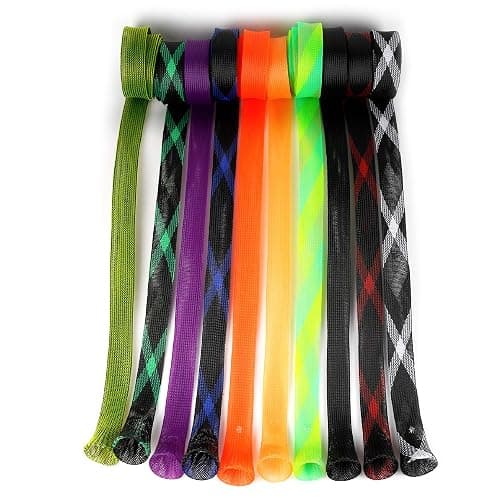 10Pcs Rod Sock Fishing Rod Sleeve Cover Protector Gloves Tools. Flat or Pointed End/Spinning or Casting Rods. Sea or Spinning Fishing Rod thumbnail 5