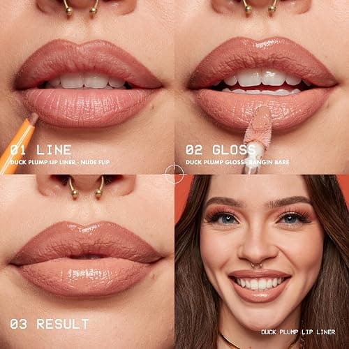 NYX PROFESSIONAL MAKEUP Duck Plump Plumping Lip Liner, Matte Pencil With Up To 10HR Wear, Subtle Touch (Deep Nude Lip Liner) thumbnail 9