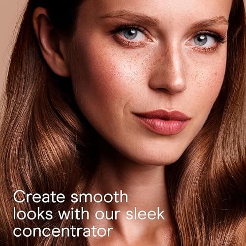 Conair Worldwide Folding Handle Hair Dryer with Concentrator & Diffuser, 1875W Travel Blow Dryer with Smart Voltage Technology, Ionic Conditioning Fights Frizz, 3 Heat & 2 Speed Settings, Purple thumbnail 6