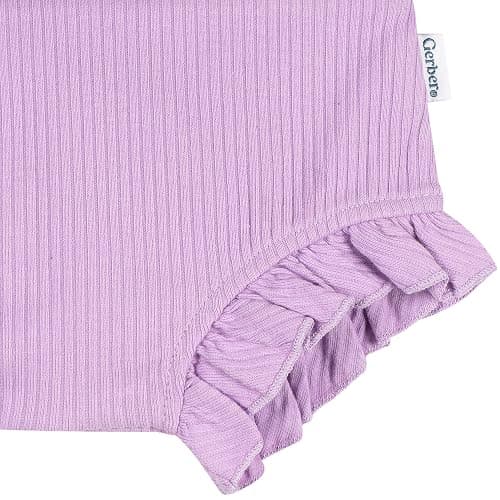 Gerber Baby Girls' 3-Pack Bubble Shorts thumbnail 6