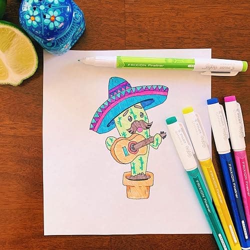 PILOT FriXion Fineliner Erasable Marker Pens, Pack of 12, Assorted Colors thumbnail 2
