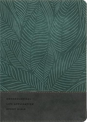 NLT Chronological Life Application Study Bible, Second Edition (LeatherLike, Palm Forest Teal) thumbnail 3