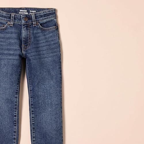 Amazon Essentials Boys' Regular Straight-Fit Jeans thumbnail 2