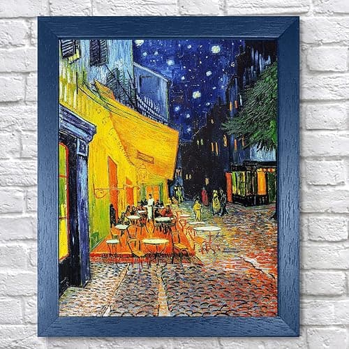VeGuude Diamond Painting Kits for Adults, 6 Pack Van Gogh Starry Night Diamond Art Kits, 5D Full Drill DIY Crafts for Adults Home Wall Decor Sunflower Irises Café Terrace at Night [12x16in] thumbnail 9