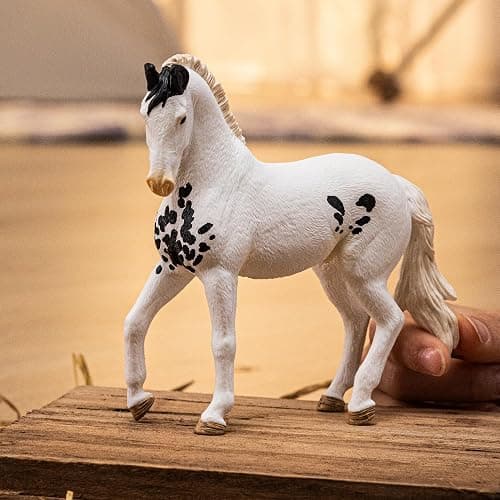 Schleich HORSE CLUB - Marwari Stallion - 5" Hand-Painted Collectable, Realistic Toy Horse Figurine for Girls and Boys. Durable Educational Figure for Fun Imaginative Play. Cool Kids Toys Ages 5+ 14898 | Detailed horse, decorative and collectible figure, great gift for girls and boys thumbnail 3