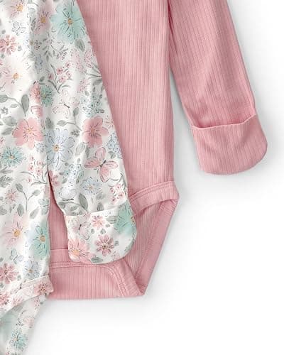 Carter's baby-girls Purelysoft 2-pack Long Sleeve Bodysuit thumbnail 2