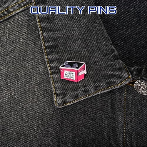 Herxion Enamel Pins, Cute Pins for Backpacks, Hat Pins, Novelty Brooch Pins, Backpack Pins, Lapel Pins for Men, Women, Girls, Boys. For Lanyard, Bags, Hats, Caps, Clothing thumbnail 2