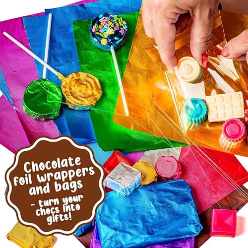 GirlZone Little Choco Delights Maker Kit, Chocolate Making Set for Kids with Candy Bar Molds, Lolly Sticks & Wrappers, Fun Creative Activity, Easter & Birthday Gift for Girls Ages 8+ thumbnail 3