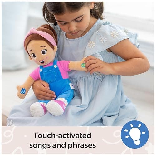 Ms. Rachel Official Speak & Sing Doll, 16” Tall Interactive Toy with 4 Songs & 16+ Phrases, Toddler Toys for Girls & Boys Ages 6 Months to 3+ Years. thumbnail 4