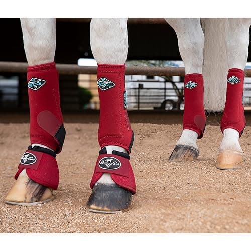 Professional's Choice 2XCOOL Sports Medicine Horse Boots | Protective & Breathable Design for Ultimate Comfort & Durability in Active Horses | Value 4 Pack thumbnail 2