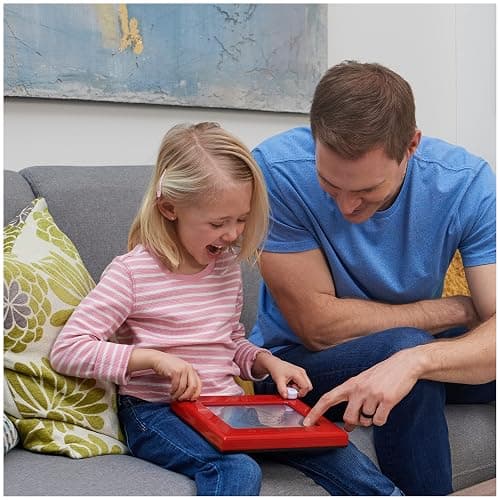 Etch A Sketch, Classic Red Drawing Toy with Magic Screen, for Ages 3 and Up thumbnail 2