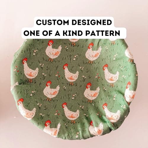 Chicken 10 Piece Sourdough Kit | Vintage Jar | Bannetons Proofing | Custom Cute Jar and Cover | Dough Whisk | Wood Dough Scraper Cutter | Bread Lame | Silicone Spatula thumbnail 6