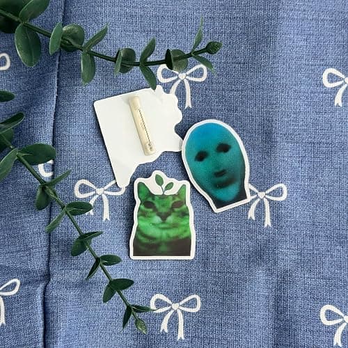 Pins for Backpacks Funny Alien Meme Cat Y2k Lapel Pins 5PCS | Aesthetic Cute Hilarious Broochs Clip Badges for Backpacks thumbnail 5