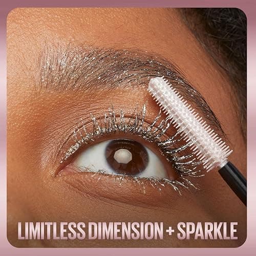 Maybelline Lash Sensational Sky High Glitter Mascara, Diamond Effect Eye Makeup for Lashes and Brows, Washable, Space Diamond, 1 Count - SPACE DIAMOND - 0.24 Fl Oz (Pack of 1) thumbnail 4