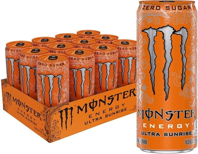 Monster Energy Ultra Sunrise, Sugar Free Energy Drink, 10.5 Ounce (Pack of 12) - Image 1