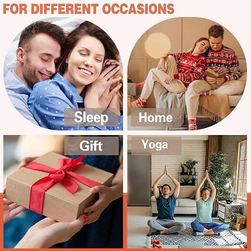 Fuzzy Socks Fluffy Thick Warm Winter Soft Cozy Plush Sleep Home Fleece Cabin Soft House Socks for Women Men thumbnail 2