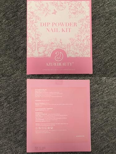 AZUREBEAUTY Dip Powder Nail Starter Kit, 4 Colors Translucent Jelly Nude Gentle Pink Dipping Powder System Liquid Set with Base & Top Coat Activator for French Nail Art Manicure Salon DIY | 4 Colors, Translucent, Jelly, Nude, Gentle Pink, Liquid Set, Base & Top Coat, Activator, French Nail Art, Manicure thumbnail 5