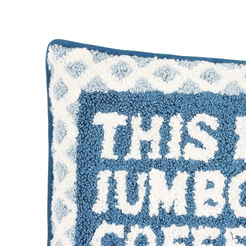 Jay Franco Needlepoint Decorative Pillow – 15 Inch Ultra-Soft Stuffed Plushie & Cozy Throw Pillow, Official Licensed Product, Blue - Gilmore Girls thumbnail 3