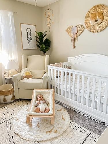 Crane Baby Brass-Finished Lunar Ceiling Hanging for Nursery, Lunar Nursery Decor for Boys and Girls, Ceiling Hanging for Kids Room, 6 X 6 X 36 thumbnail 3