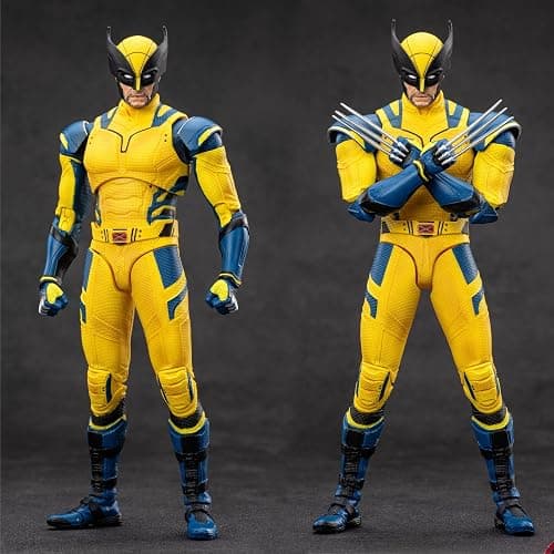 LonullyMege 7 inch Wolverine Movie Style Action Figure All Joints Movable Anime Toys|1/10 Scale Collectable Desktop Decoration with Lots of Accessories and Gift Set thumbnail 3