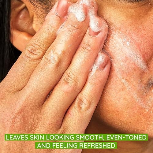 Aveeno Positively Radiant Skin Brightening Exfoliating Daily Facial Scrub, Gentle with Moisture-Rich Soy Extract, Helps Improve Skin Tone & Texture, Oil- & Soap-Free, Hypoallergenic, 5 oz thumbnail 2