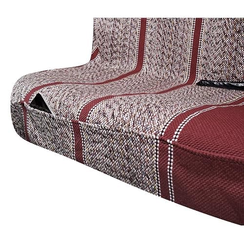 West Coast Auto Universal Baja Saddle Blanket Bench Full Size Seat Cover Fits Ford, Chevrolet, Dodge, and Full Size Pickup Trucks (Red) thumbnail 4
