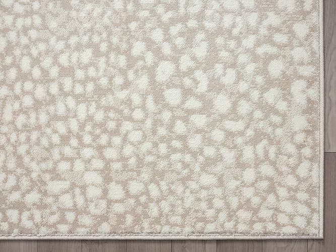 Abani Beige Cheetah Print 5'3" x 7'6" Area Rug Rugs, Arto Collection - Contemporary Durable Accent Rug thumbnail 6