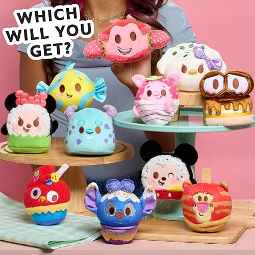 Disney Munchlings Single Serve Scented Collectible Plush 2-Pack, Easter Basket Fillers, Gifts, Presents, Kids Toys for Ages 0+ by Just Play thumbnail 2