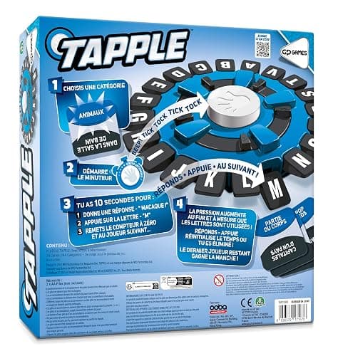 TAPPLE, Jeu de Mots électronique, Rapidité et réflexion, 2 à 8 Joueurs, pour Les Enfants dès 8 Ans, TAP01 thumbnail 5