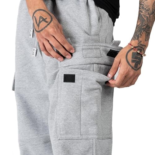 Pro Club Men's Heavyweight Fleece Cargo Pants thumbnail 3